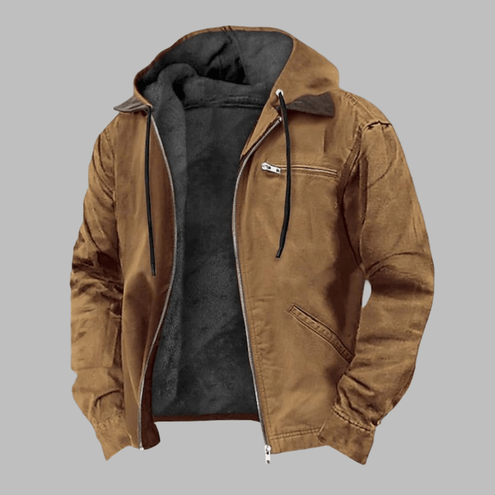 Brody | Chaqueta Forrada con Capucha de Invierno - StilfulltMen's jacketsHERENJASEL-BRUN2-HQXDMarrón2XSBrody | Chaqueta Forrada con Capucha de Invierno