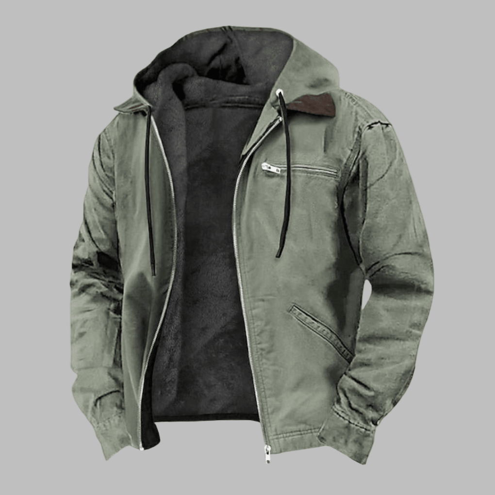 Brody | Chaqueta Forrada con Capucha de Invierno - StilfulltMen's jacketsHERENJASEL-GROEN-O5Z2Verde2XSBrody | Chaqueta Forrada con Capucha de Invierno