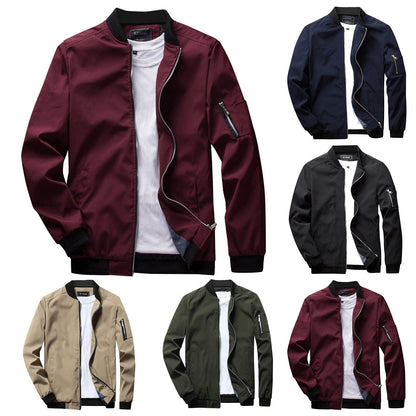 Brooks | Chaqueta Bomber de Hombre con Bolsillo en la Manga - StilfulltMen's jackets82FOL3DHRojoMBrooks | Chaqueta Bomber de Hombre con Bolsillo en la Manga