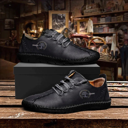Calder | Zapatos Casual Vintage Cosidos a Mano - StilfulltMen's shoesNegro38Calder | Zapatos Casual Vintage Cosidos a Mano