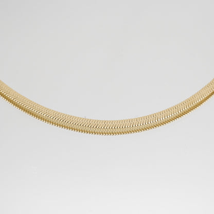 Collar de Cadena Plana de Espiga - StilfulltWomen's jewelryVIVA430577MODAPlata35cmCollar de Cadena Plana de Espiga