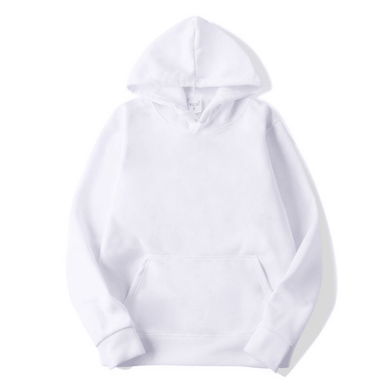 Cormac | Sudadera Lisa con Capucha Ajustable y Bolsillo Canguro - StilfulltMen's sweatersBlancoSCormac | Sudadera Lisa con Capucha Ajustable y Bolsillo Canguro