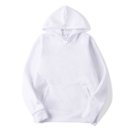 Cormac | Sudadera Lisa con Capucha Ajustable y Bolsillo Canguro - StilfulltMen's sweatersBlancoSCormac | Sudadera Lisa con Capucha Ajustable y Bolsillo Canguro