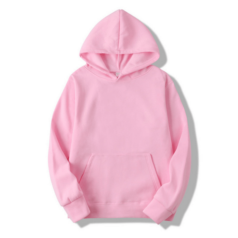 Cormac | Sudadera Lisa con Capucha Ajustable y Bolsillo Canguro - StilfulltMen's sweatersRosaSCormac | Sudadera Lisa con Capucha Ajustable y Bolsillo Canguro
