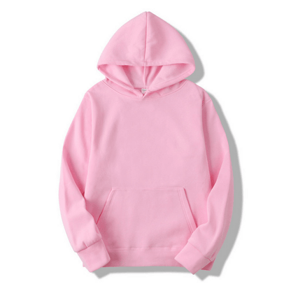 Cormac | Sudadera Lisa con Capucha Ajustable y Bolsillo Canguro - StilfulltMen's sweatersRosaSCormac | Sudadera Lisa con Capucha Ajustable y Bolsillo Canguro