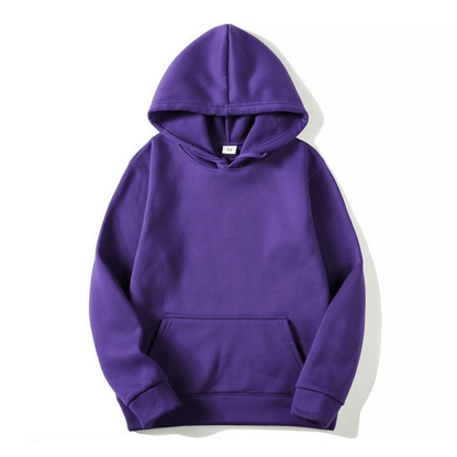 Cormac | Sudadera Lisa con Capucha Ajustable y Bolsillo Canguro - StilfulltMen's sweatersVioletaSCormac | Sudadera Lisa con Capucha Ajustable y Bolsillo Canguro