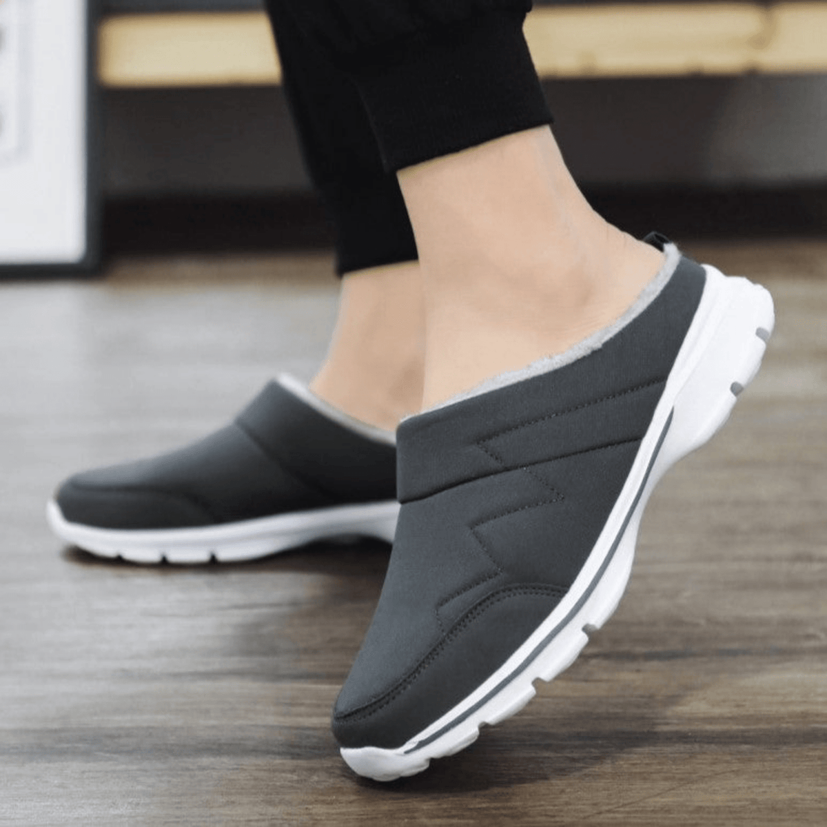 Dawson | Zapatillas de Casa Forradas y Antideslizantes de Invierno - StilfulltMen's shoesECHPKWNPNegro39Dawson | Zapatillas de Casa Forradas y Antideslizantes de Invierno