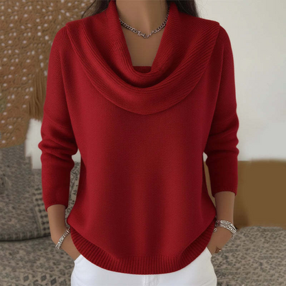 Wrenley | Jersey Drapeado de Punto Suave