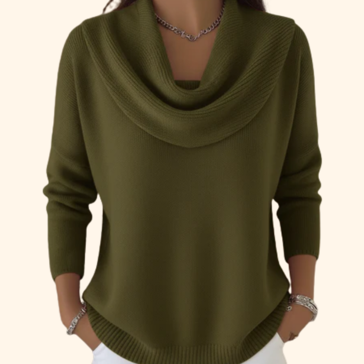 Wrenley | Jersey Drapeado de Punto Suave