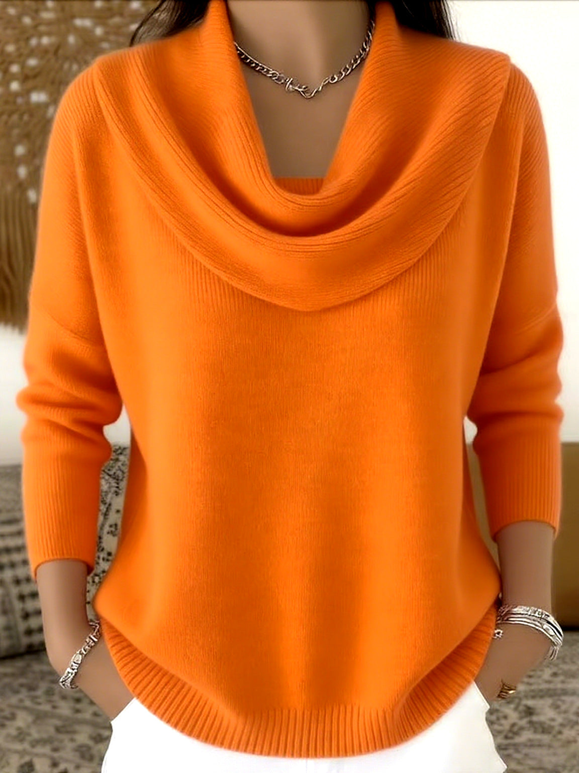 Wrenley | Jersey Drapeado de Punto Suave