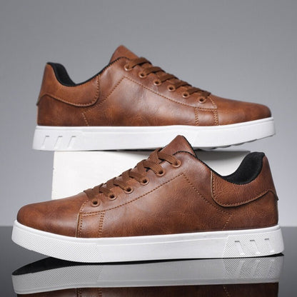Duncan men's round-toe lace-up trainers, alternative view