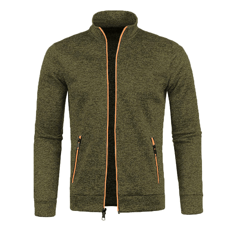 Elio | Forro Polar de Hombre con Cremallera y Cuello Alto - StilfulltMen's vestsVerdeSElio | Forro Polar de Hombre con Cremallera y Cuello Alto