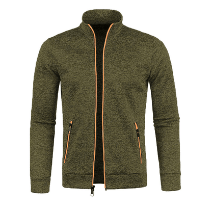 Elio | Forro Polar de Hombre con Cremallera y Cuello Alto - StilfulltMen's vestsVerdeSElio | Forro Polar de Hombre con Cremallera y Cuello Alto