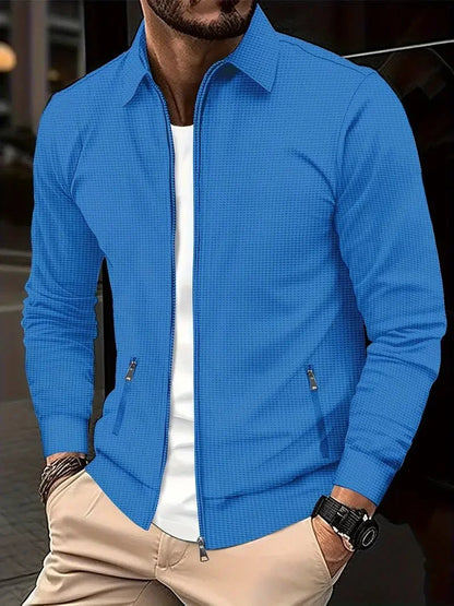 Dario | Chaqueta de Punto de Hombre con Cremallera Completa
