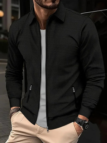Dario | Chaqueta de Punto de Hombre con Cremallera Completa