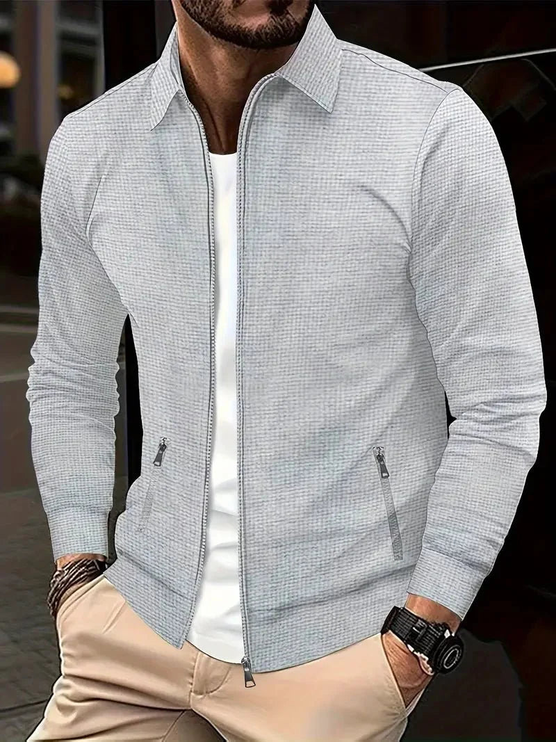Dario | Chaqueta de Punto de Hombre con Cremallera Completa