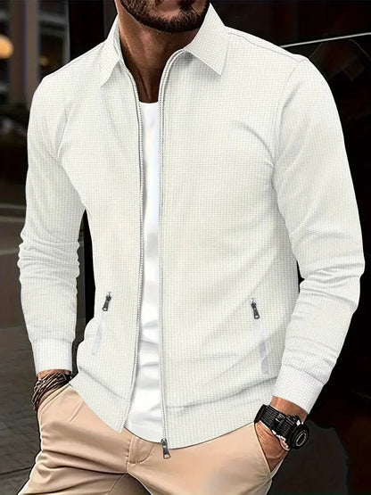 Dario | Chaqueta de Punto de Hombre con Cremallera Completa
