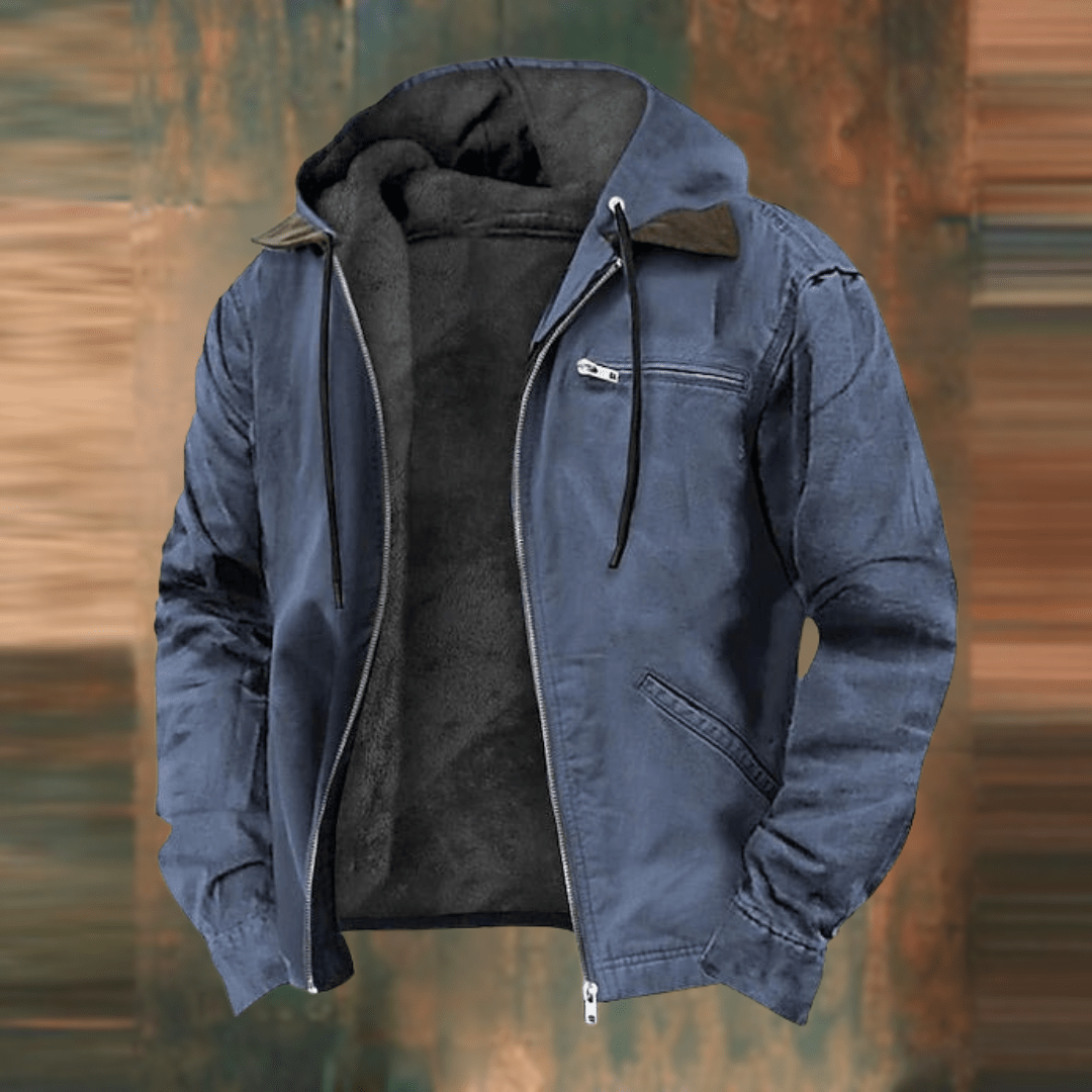 Emeric | Chaqueta Forrada con Capucha de Invierno - StilfulltMen's jacketsP2366 - Blue - XXSAzul2XSEmeric | Chaqueta Forrada con Capucha de Invierno