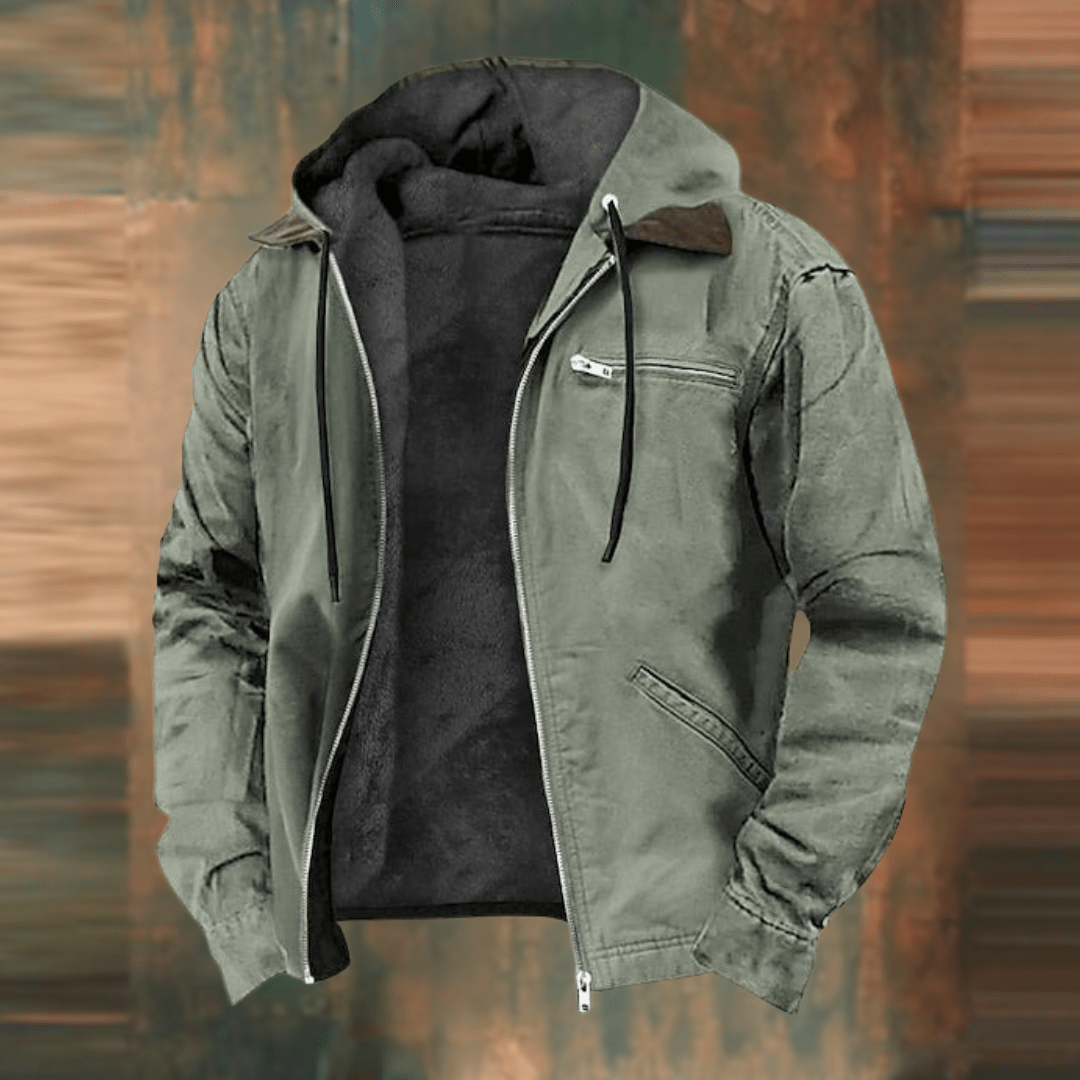 Emeric | Chaqueta Forrada con Capucha de Invierno - StilfulltMen's jacketsP2366 - Green - XXSVerde2XSEmeric | Chaqueta Forrada con Capucha de Invierno
