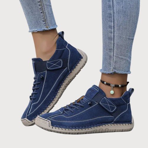 Emerson | Zapatillas de Piel con Puntera Ancha - StilfulltWomen's shoesAzul oscuro36.5Emerson | Zapatillas de Piel con Puntera Ancha