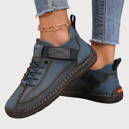 Emerson | Zapatillas de Piel con Puntera Ancha - StilfulltWomen's shoesAzul36.5Emerson | Zapatillas de Piel con Puntera Ancha