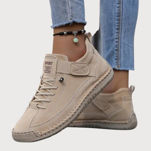 Emerson | Zapatillas de Piel con Puntera Ancha - StilfulltWomen's shoesBeige36.5Emerson | Zapatillas de Piel con Puntera Ancha