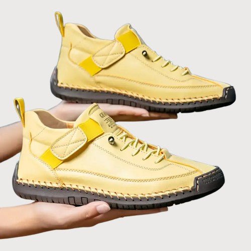 Emerson | Zapatillas de Piel con Puntera Ancha - StilfulltWomen's shoesCaqui36.5Emerson | Zapatillas de Piel con Puntera Ancha