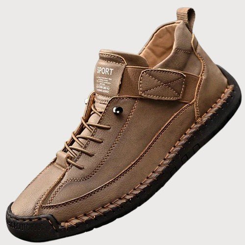 Emerson | Zapatillas de Piel con Puntera Ancha - StilfulltWomen's shoesCaqui36.5Emerson | Zapatillas de Piel con Puntera Ancha