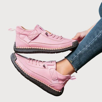 Emerson | Zapatillas de Piel con Puntera Ancha - StilfulltWomen's shoesCaqui36.5Emerson | Zapatillas de Piel con Puntera Ancha