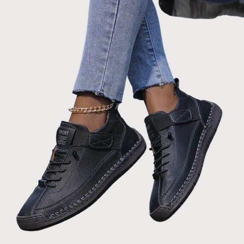 Emerson | Zapatillas de Piel con Puntera Ancha - StilfulltWomen's shoesNegro36.5Emerson | Zapatillas de Piel con Puntera Ancha