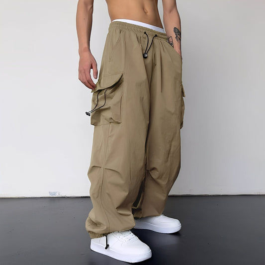Enzo | Pantalón Cargo Holgado de Hombre con Bajo Ajustable - StilfulltMen's pantsVIVA405047MODACaquiSEnzo | Pantalón Cargo Holgado de Hombre con Bajo Ajustable