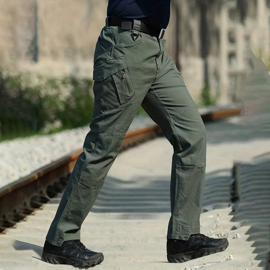 Esben | Taktiske Outdoor Cargobukser til Herrer - StilfulltMen's pantsSKU_1788584502666_385KhakiXSEsben | Taktiske Outdoor Cargobukser til Herrer