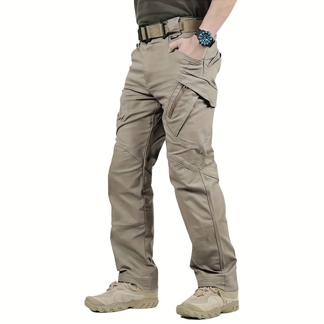 Esben | Taktiske Outdoor Cargobukser til Herrer - StilfulltMen's pantsSKU_1788584502666_385KhakiXSEsben | Taktiske Outdoor Cargobukser til Herrer