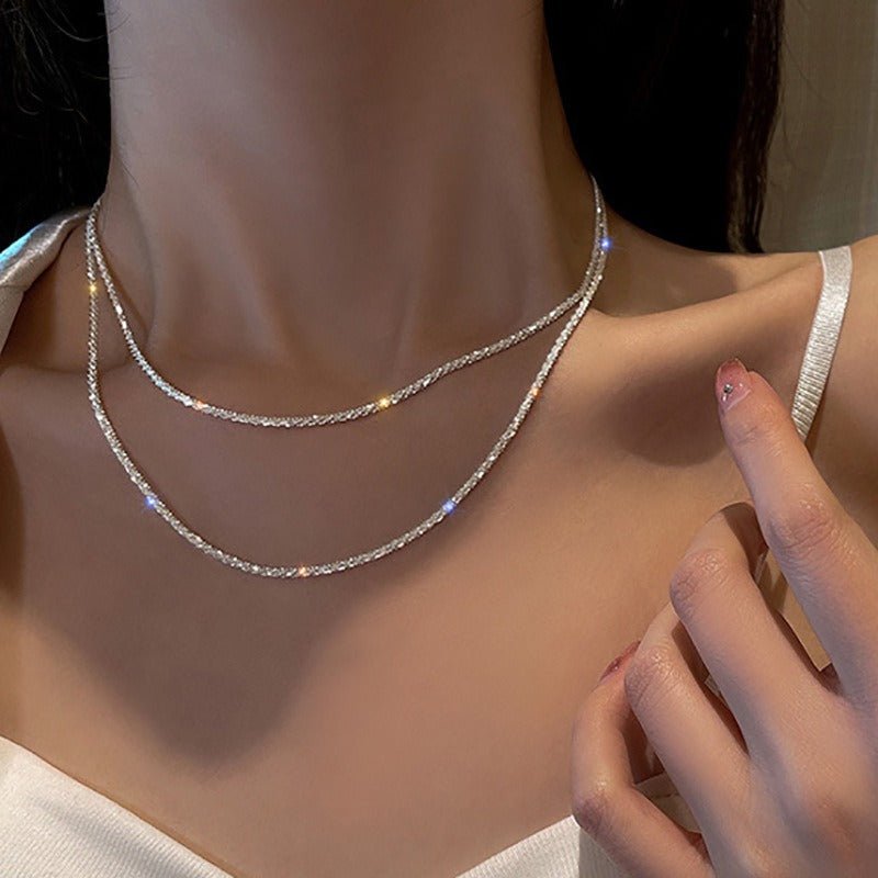 Estelle | Collar Doble Fino y Brillante - StilfulltWomen's jewelryEstelle | Collar Doble Fino y Brillante