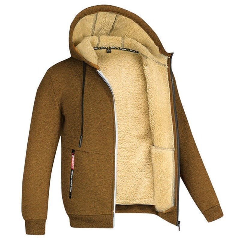 Matteo | Chaqueta de Hombre con Capucha y Forro de Borreguito