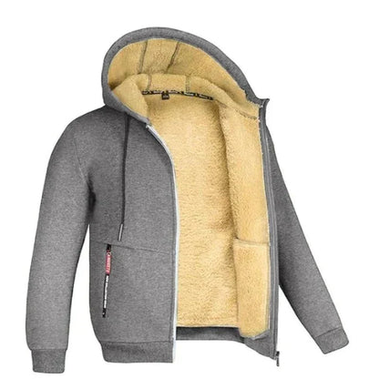Matteo | Chaqueta de Hombre con Capucha y Forro de Borreguito