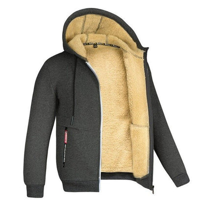Matteo | Chaqueta de Hombre con Capucha y Forro de Borreguito