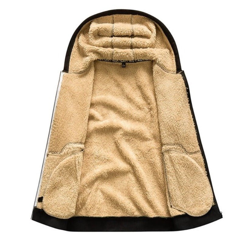 Matteo | Chaqueta de Hombre con Capucha y Forro de Borreguito