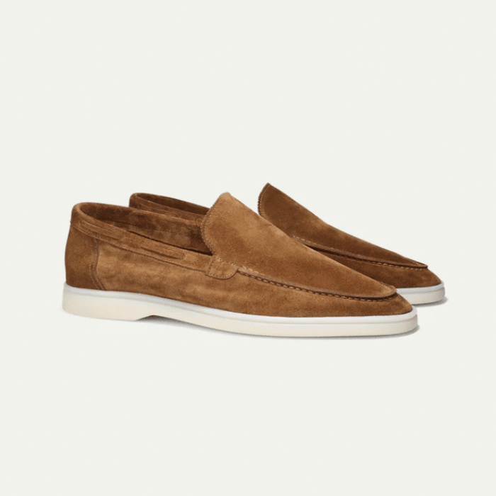 Everett | Mocasines Efecto Ante con Suela Crema - StilfulltMen's shoesHERENLUXEH-BRUIN-NI1XMarrón38Everett | Mocasines Efecto Ante con Suela Crema