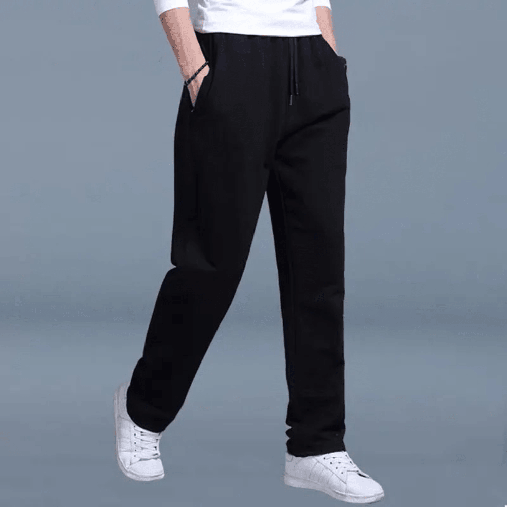 Everett | Pantalón de Chándal Holgado de Pierna Recta - StilfulltMen's pantsDMED5-FV324008Gris claroMEverett | Pantalón de Chándal Holgado de Pierna Recta
