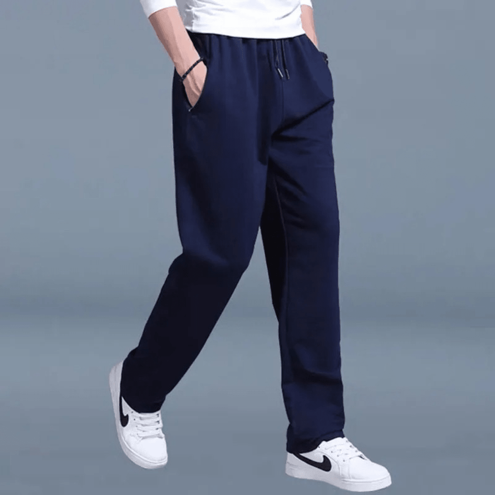 Everett | Pantalón de Chándal Holgado de Pierna Recta - StilfulltMen's pantsDMED5-FV324008Gris claroMEverett | Pantalón de Chándal Holgado de Pierna Recta