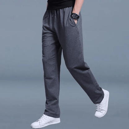 Everett | Pantalón de Chándal Holgado de Pierna Recta - StilfulltMen's pantsDMED5-FV324008Gris claroMEverett | Pantalón de Chándal Holgado de Pierna Recta