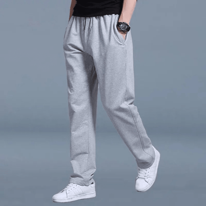Everett | Pantalón de Chándal Holgado de Pierna Recta - StilfulltMen's pantsDMED5-FV324008Gris claroMEverett | Pantalón de Chándal Holgado de Pierna Recta