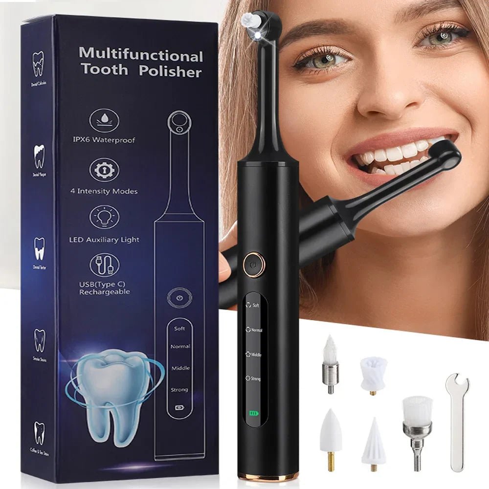 Everett | Pulidor Dental Eléctrico con Cinco Cabezales - StilfulltToothbrushesDPCD4-GH594002NegroEverett | Pulidor Dental Eléctrico con Cinco Cabezales