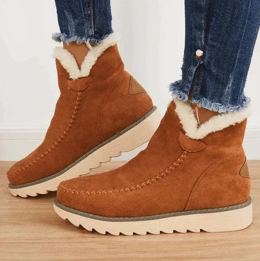 Everly | Botines Forrados Antideslizantes de Invierno - StilfulltWomen's shoesEA793019Marrón castaño35Everly | Botines Forrados Antideslizantes de Invierno