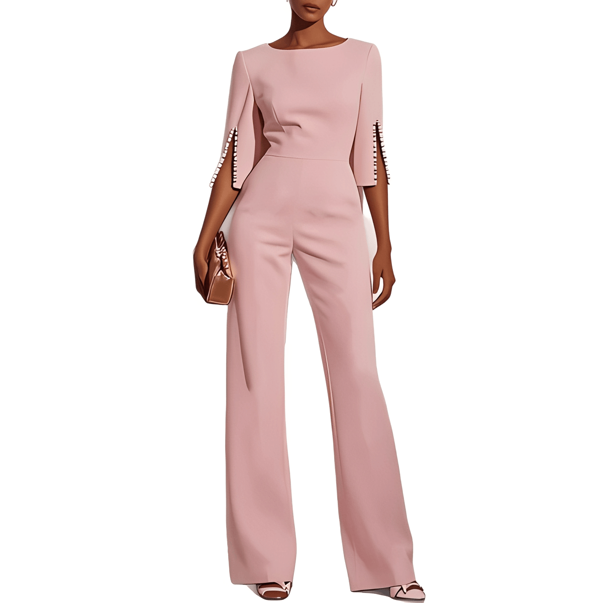 Everly | Mono Entallado con Mangas Acampanadas - StilfulltWomen's outfit setsstel128631laraRosaSEverly | Mono Entallado con Mangas Acampanadas