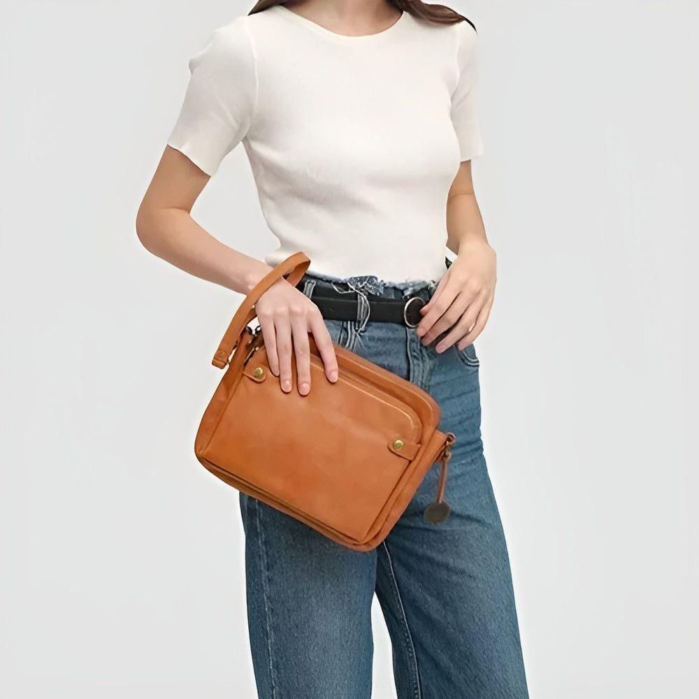 Florence leather-look crossbody bag, alternative view