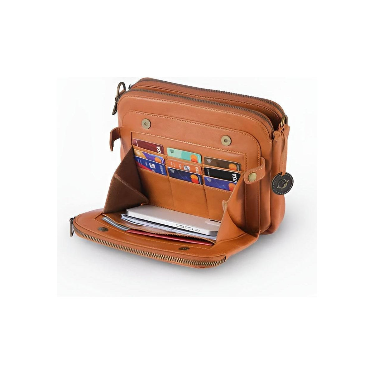 Florence leather-look crossbody bag, alternative view