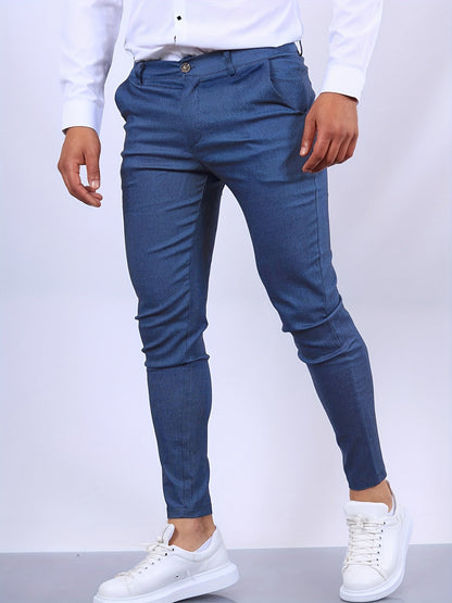 Fraser men's slim tapered stretch chinos, alternative view