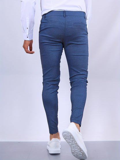 Fraser men's slim tapered stretch chinos, alternative view